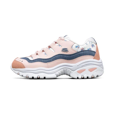 (W) Skechers Energy Pink/Blue/White