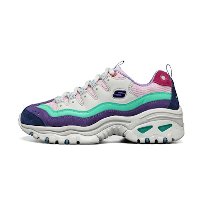 (W) Skechers Energy 'Purple Rainbow'