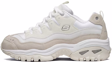(Women) Skechers Energy White/Brown 13414-WNT (Women) Skechers Energy White/Brown 13414-WNT