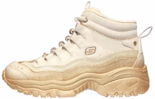 (Women) Skechers Energy High-Top Running Shoes Gold 149484-NTGD (Women) Skechers Energy High-Top Running Shoes Gold 149484-NTGD