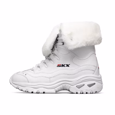 (W) Skechers Energy Running Shoes White