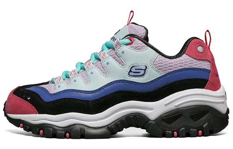 (Women) Skechers Energy Low-Top Running Shoes Blue 149101-LBMT