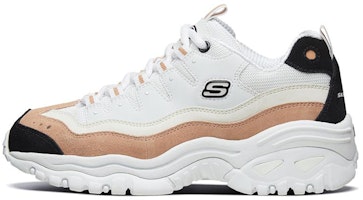 (Women) Skechers Energy Low-Top Running Shoes White 13413-WNT (Women) Skechers Energy Low-Top Running Shoes White 13413-WNT