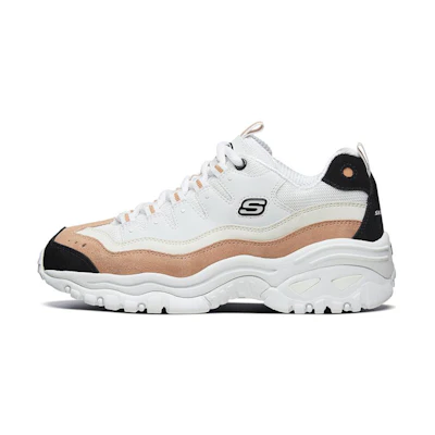 (W) Skechers Energy Low-Top Running Shoes White
