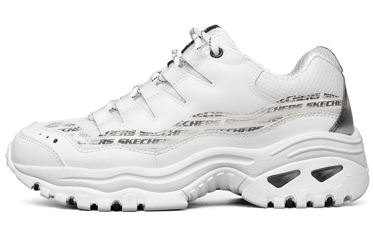(Women) Skechers Energy Low Top Running Shoes White/Black 149225-WBK