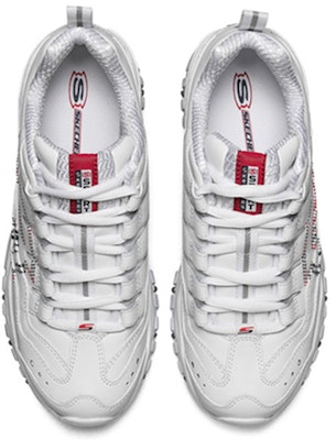 (Women) Skechers Energy Printing Running Shoes White/Red/Blue 149052-WNVR Lookbook (Women) Skechers Energy Printing Running Shoes White/Red/Blue 149052-WNVR