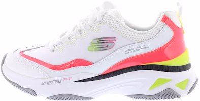 (Women) Skechers Energy Racer 'White Red' 149374-WPLM (Women) Skechers Energy Racer 'White Red' 149374-WPLM
