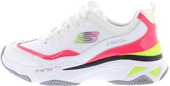 (W) スケッチャーズ エナジーレーサー 白/赤 149374-WPLM Buy (W) スケッチャーズ エナジーレーサー 白/赤 149374-WPLM