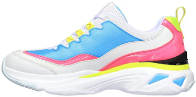 (Women) Skechers Energy Racer Low-Top Running Shoes White/Blue 149374-WBLP (Women) Skechers Energy Racer Low-Top Running Shoes White/Blue 149374-WBLP