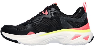(Women) Skechers Energy Racer Low-Top Running Shoes Black/Red 149370-BKCL (Women) Skechers Energy Racer Low-Top Running Shoes Black/Red 149370-BKCL