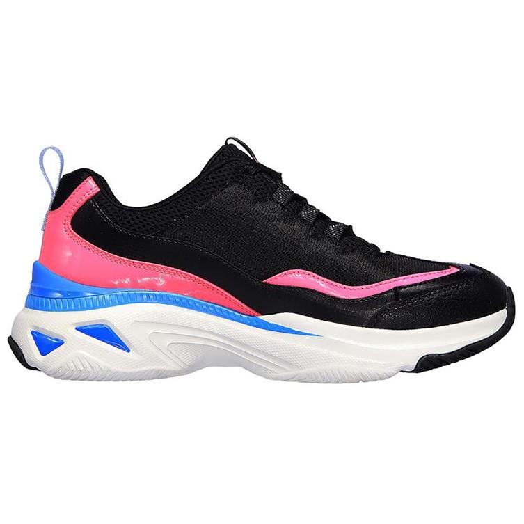 Order (W) Skechers Energy Racer Lage Hardloopschoenen Roze/Zwart/Blauw 149374-BBLP