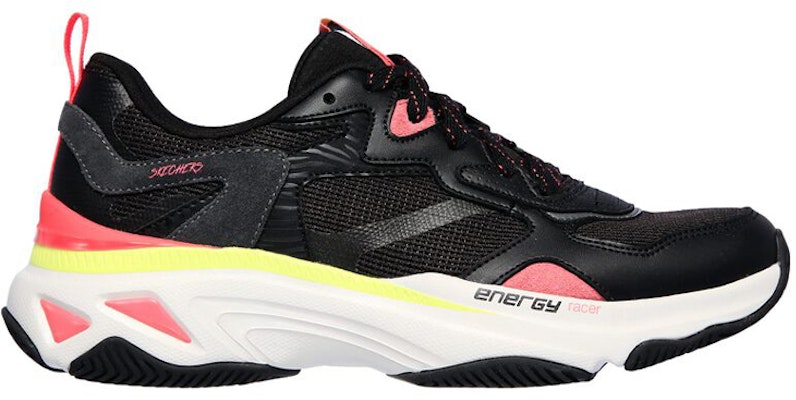 (Women) Skechers Energy Racer Low-Top Running Shoes Black/Red 149370-BKCL Order (Women) Skechers Energy Racer Low-Top Running Shoes Black/Red 149370-BKCL
