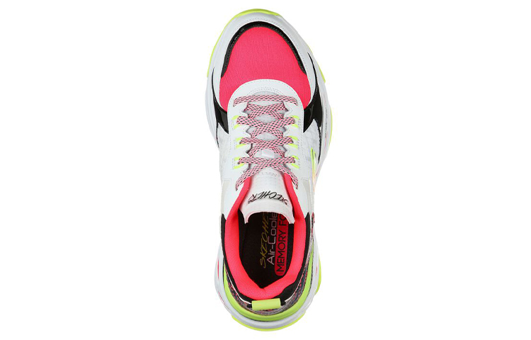 (W) Skechers Energy Racer Low-Top Running Shoes White/Red/Black 圖 3