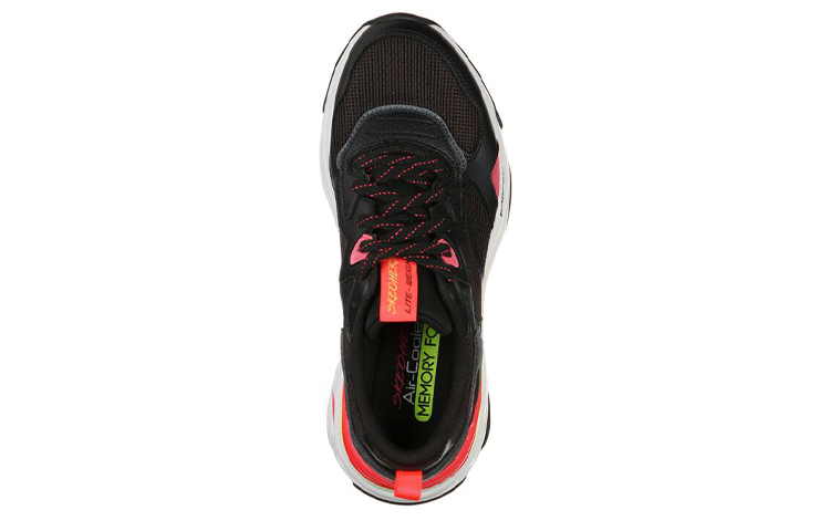 Lookbook (W) Skechers Energy Racer Low-Top Laufschuhe Schwarz/Rot 149370-BKCL