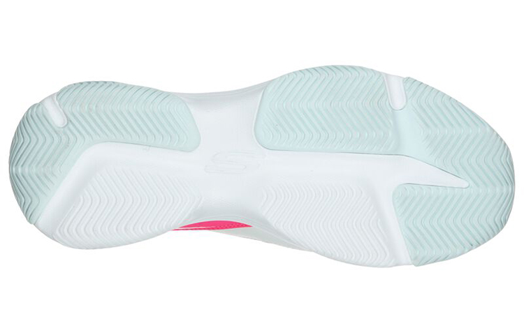 (W) Skechers Energy Racer Low-Top Running Shoes White/Blue 圖 4