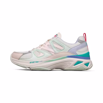 (W) Skechers Energy Racer Sports Shoes Pink/Green/Blue