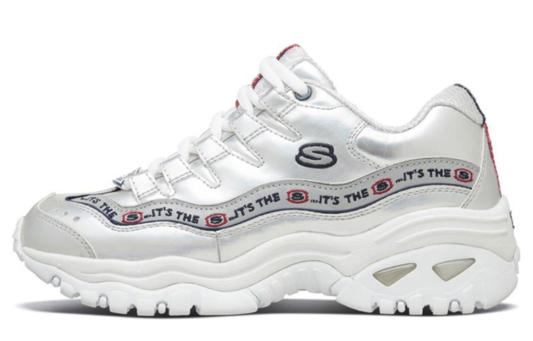 (Women) Skechers Energy Running Shoes Silver 13419-SIL