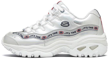 (Women) Skechers Energy Running Shoes Silver 13419-SIL (Women) Skechers Energy Running Shoes Silver 13419-SIL