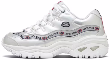 (Women) Skechers Energy Running Shoes Silver 13419-SIL (Women) Skechers Energy Running Shoes Silver 13419-SIL
