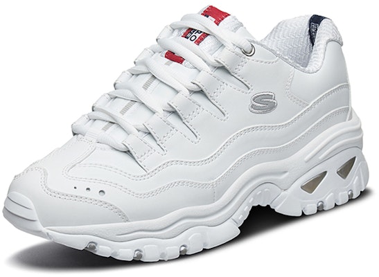 (Women) Skechers Energy Running Shoes White/Red 2250-WML Lookbook (Women) Skechers Energy Running Shoes White/Red 2250-WML
