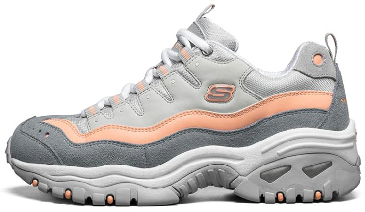 women-skechers-energy-grey-orange-13414-gycl