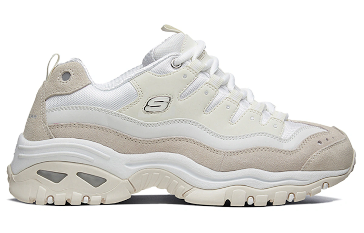 (Women) Skechers Energy White/Brown
