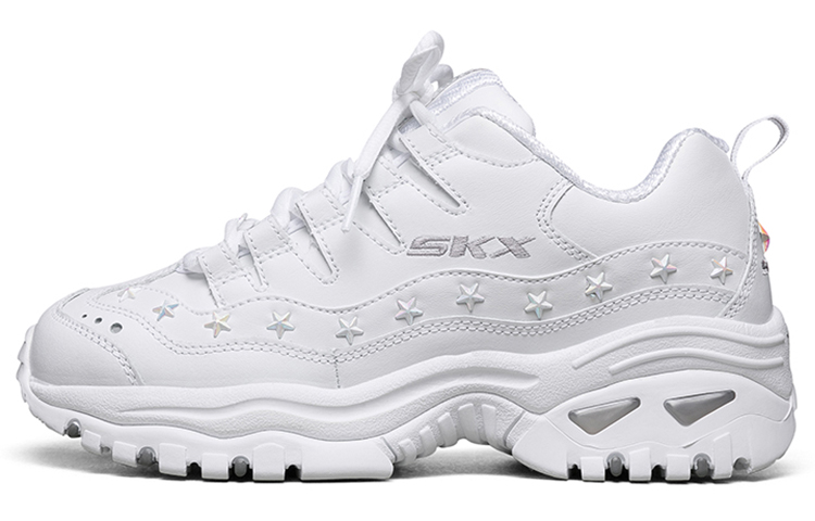 (Women) Skechers Energy White/Gray 149084-WSL