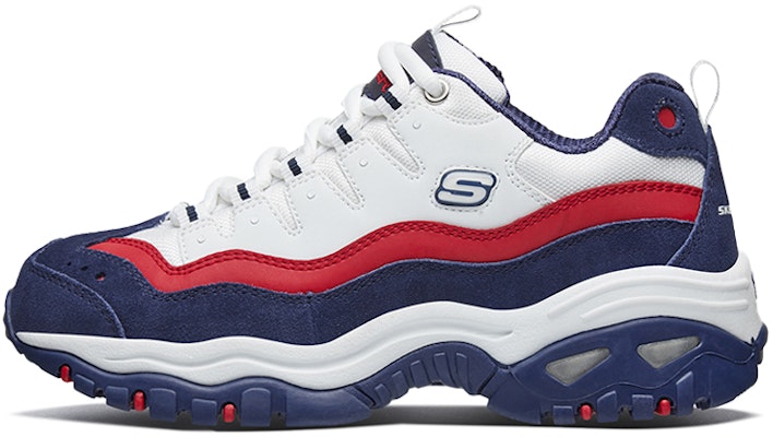 (Women) Skechers Energy White/Red/Blue 13414-WNVR Buy (Women) Skechers Energy White/Red/Blue 13414-WNVR