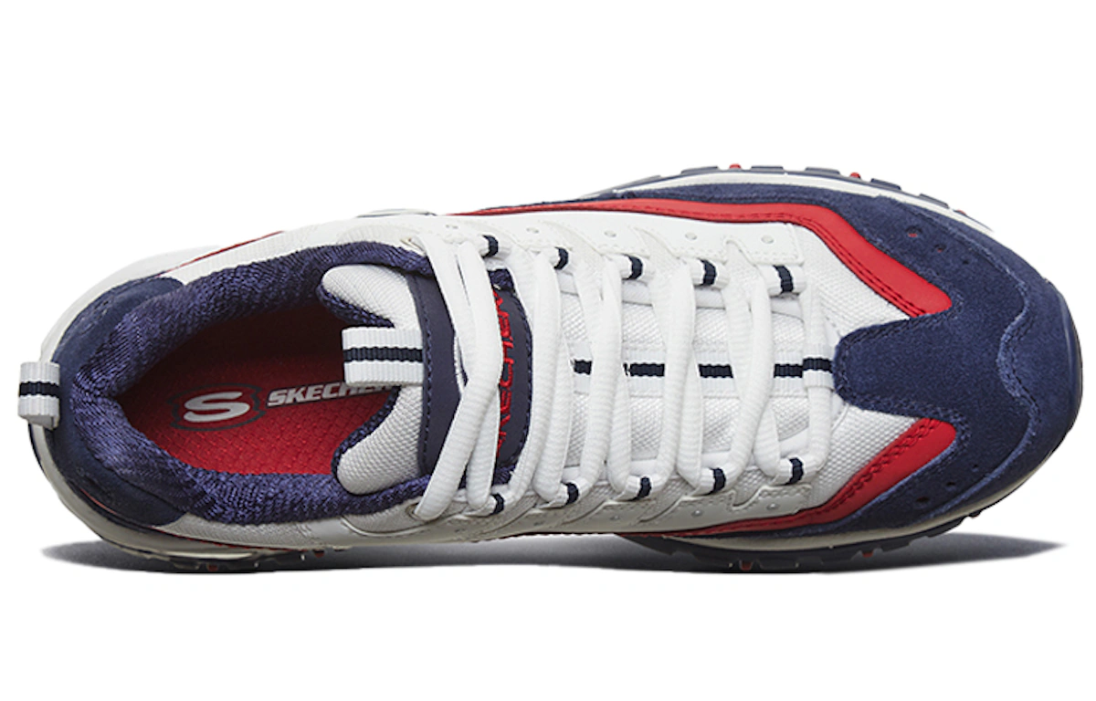 (Women) Skechers Energy White/Red/Blue