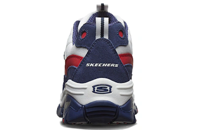 (Women) Skechers Energy White/Red/Blue
