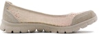 (W) Skechers EZ Flex 30 Kasual Santai Sukan Bernafas Beige. 23413-NAT