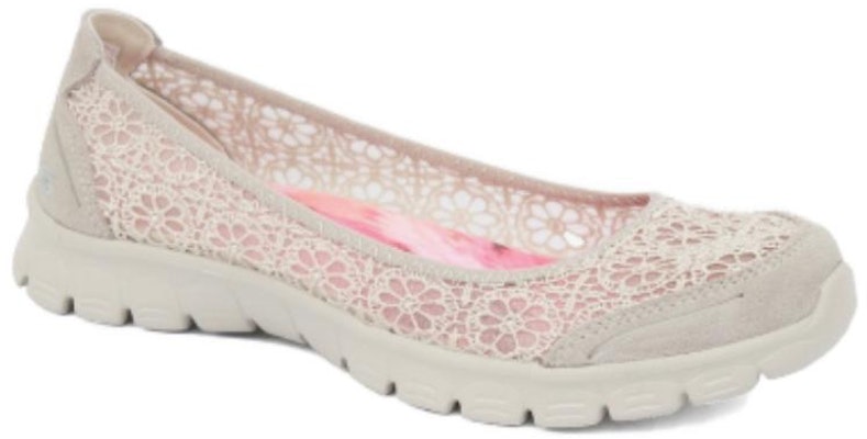 (Women) Skechers EZ Flex 30 Breathable Cozy Athleisure Casual Sports Shoe Beige 23413-NAT Lookbook (Women) Skechers EZ Flex 30 Breathable Cozy Athleisure Casual Sports Shoe Beige 23413-NAT