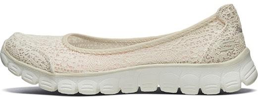(Women) Skechers EZ Flex 3.0 Slip-on Loafers Beige 23437-NAT (Women) Skechers EZ Flex 3.0 Slip-on Loafers Beige 23437-NAT