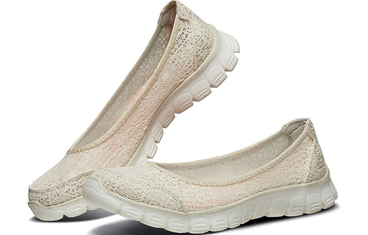 Order (W) Skechers EZ Flex 3.0 Mocassins Beige Slip-on Comfort 23437-NAT