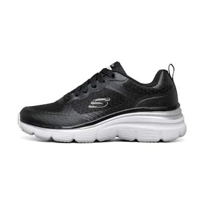 (W) Skechers Fashion Fit Running Shoes Black