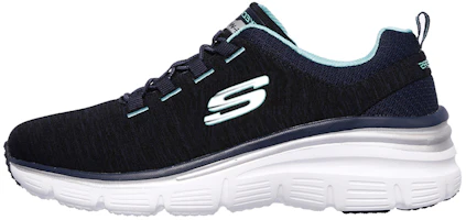 (Women) Skechers Fashion Fit Low-Top Blue 12716-NVTQ (Women) Skechers Fashion Fit Low-Top Blue 12716-NVTQ