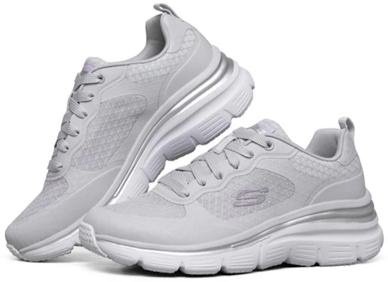 (W) Skechers Fashion Fit Sportschoenen Grijs 66666274-LTGY Lookbook (W) Skechers Fashion Fit Sportschoenen Grijs 66666274-LTGY