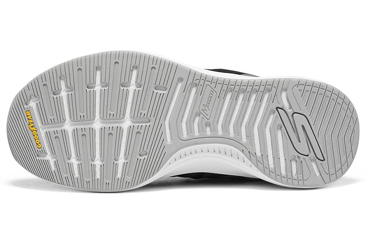 Details for (W) 斯凯奇时尚减震轻便跑步运动鞋“黑白” 128106-BKSL