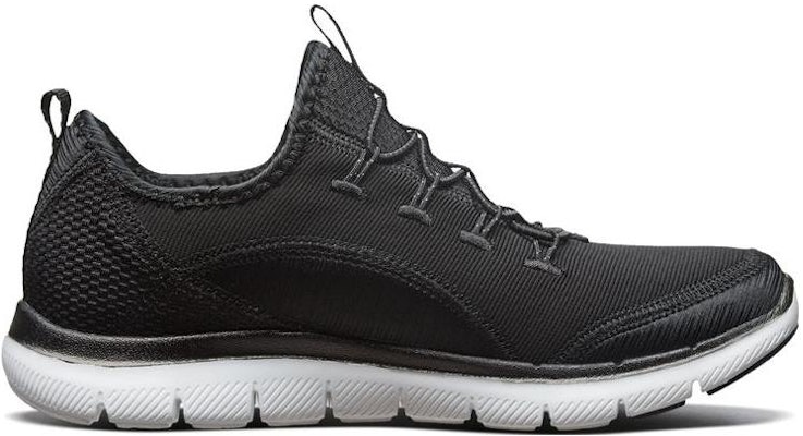(Women) Skechers Flex Appeal 2.0 'Black' 12903-BKW Order (Women) Skechers Flex Appeal 2.0 'Black' 12903-BKW