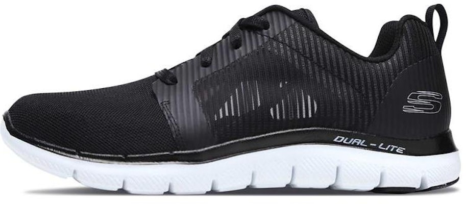 (Women) Skechers Flex Appeal 2.0 'Black' 12911-BKW Buy (Women) Skechers Flex Appeal 2.0 'Black' 12911-BKW