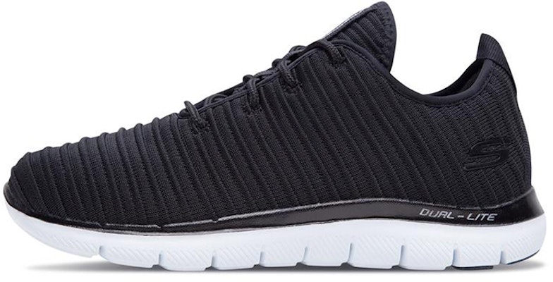 (Women) Skechers Flex Appeal 2.0 'Black and White' 66666101-BKW9 Buy (Women) Skechers Flex Appeal 2.0 'Black and White' 66666101-BKW9