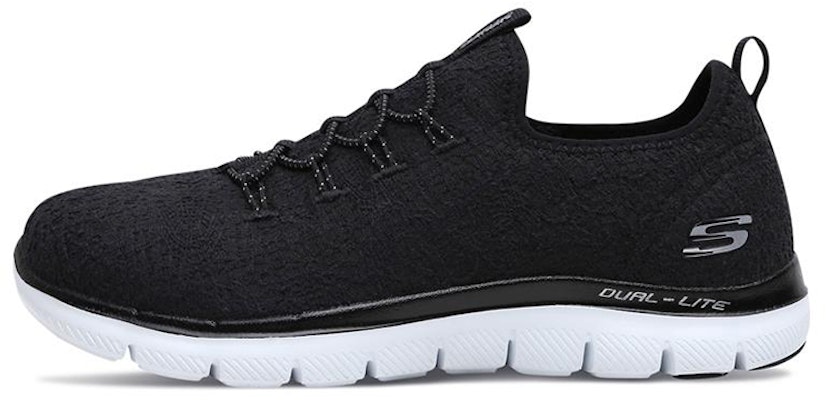 (Women) Skechers Flex Appeal 2.0 'Black and White' 12907-BKW Buy (Women) Skechers Flex Appeal 2.0 'Black and White' 12907-BKW