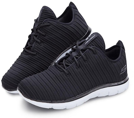 Skechers Flex Appeal 2.0 時尚運動休閒鞋 女款 黑白 Lookbook Skechers Flex Appeal 2.0 時尚運動休閒鞋 女款 黑白