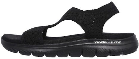 (Women) Skechers Flex Appeal 2.0 'Black Casual Sandal' 31674-BBK (Women) Skechers Flex Appeal 2.0 'Black Casual Sandal' 31674-BBK