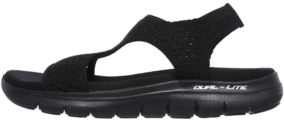 (Women) Skechers Flex Appeal 2.0 'Black Casual Sandal' 31674-BBK Buy (Women) Skechers Flex Appeal 2.0 'Black Casual Sandal' 31674-BBK