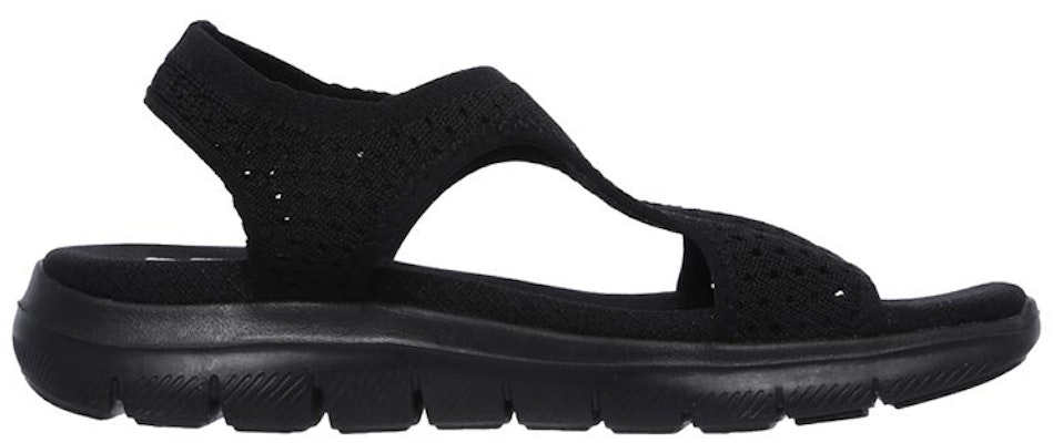 (Women) Skechers Flex Appeal 2.0 'Black Casual Sandal' 31674-BBK Order (Women) Skechers Flex Appeal 2.0 'Black Casual Sandal' 31674-BBK