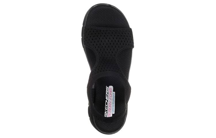Shop (Women) Skechers Flex Appeal 2.0 'Black Casual Sandal' 31674-BBK