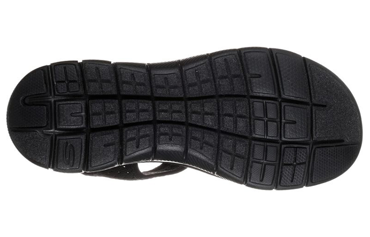 Purchase (Women) Skechers Flex Appeal 2.0 'Black Casual Sandal' 31674-BBK