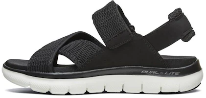 (Women) Skechers Flex Appeal 2.0 'Black Casual Sport Sandal' 66666154-BLK (Women) Skechers Flex Appeal 2.0 'Black Casual Sport Sandal' 66666154-BLK
