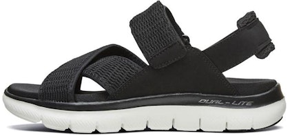 (Women) Skechers Flex Appeal 2.0 'Black Casual Sport Sandal' 66666154-BLK (Women) Skechers Flex Appeal 2.0 'Black Casual Sport Sandal' 66666154-BLK